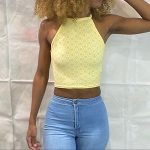 Small Yellow Crop Top